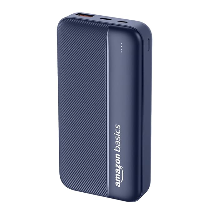 Amazon Basics 20000 mAh Power Bank | 22.5W Fast Charging